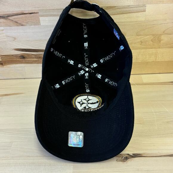 Pittsburgh Steelers AFC Baseball Hat Black One Size Adjustable - Picture 2 of 5